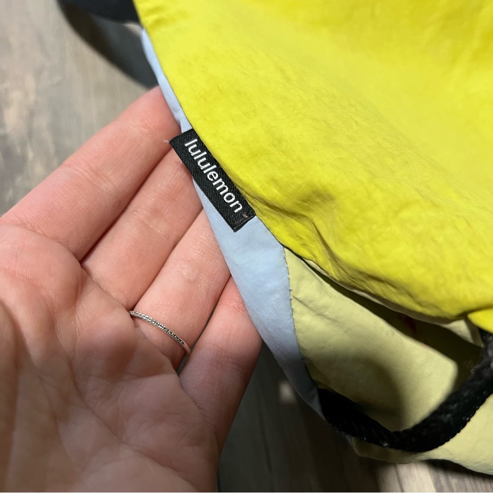 Lululemon Blue Yellow Water Bottle Crossbody Bag - Picture 3 of 10